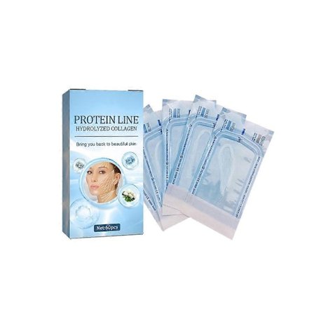 60 st Kollagentrådar för Hudföryngring, Ansiktsgänga Utan Nål, Carved Protein Line, Anti-Aging, Rynkreducerande, Skönhetsvårdsprodukter