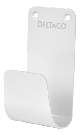 Deltaco E-Charge Kabelholder Hvit