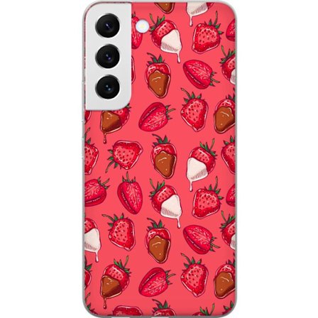 Kompatibel Mobilcover til Samsung Samsung Galaxy S22 5G Jordgubbar & Choklad