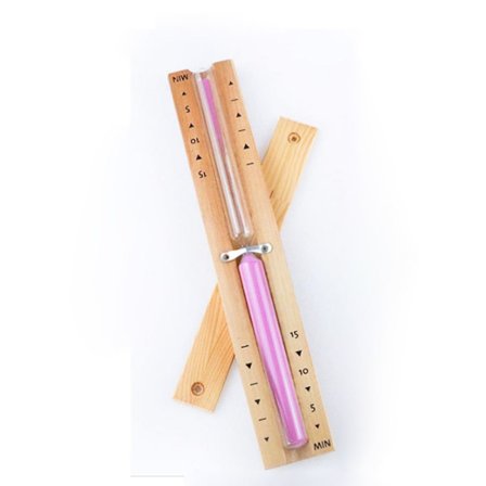 Sauna Timeglas Sand Timer Vægmonteret Sauna Sand Timer PINK
