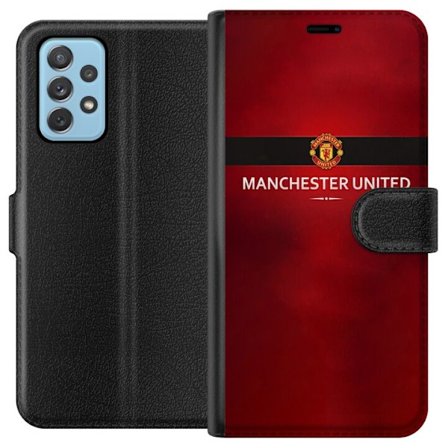 Yhteensopiva Lompakkokotelo Samsung Galaxy A52 5G Manchester United
