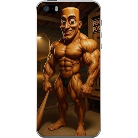 Yhteensopiva Puhelinkuori Apple iPhone 5s Italialainen Brainrot träfigur