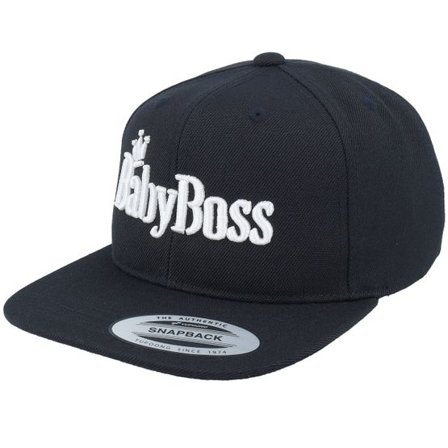 Kiddo Cap - Svart snapback Keps - Kids 3d Baby Boss Black Snapback @ Hatstore
