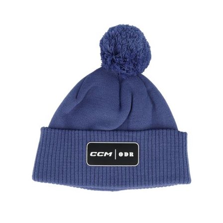 CCM - Blå pom Beanie - Winter Collection Knit Solid Royal Pom @ Hatstore