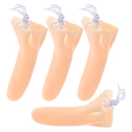 Lang Nese Løse Nese Rekvisitter Kompatibel med Cosplay 8 stk Vinyl Beige Kostymetilbehør