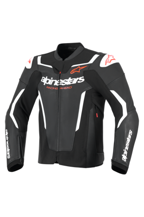 Motorradjacke Alpinestars GP Force V2 Schwarz/Weiß 54