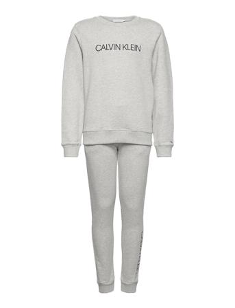 Essential Hwk Sweatpants Set Grey Calvin Klein