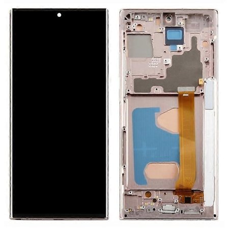 Kompatibel med Samsung Galaxy Note20 Ultra N985 / 20 Ultra 5G N986 Grade C LCD-skjerm og digitizersamling + rammekomponent (TFT) (W-WELLNGS