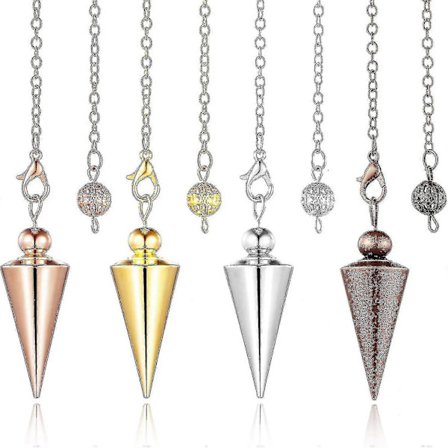 4 stk. Kobber Metall Pendel Pendel Pendel Pendel Meditasjonssett