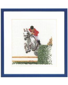 Broderikit Billede Hestespring - Thea Gouverneur