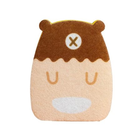 Skrubbsvamp Rengöringssvamp Dubbelsidig tecknad design Mångsidig kökssvamp för stekpannor Dsih Krukor Björn