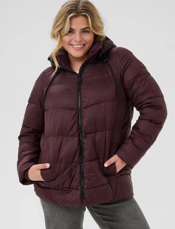 Kaffe Curve Kcsusanna Jacket - Burgundy - 54