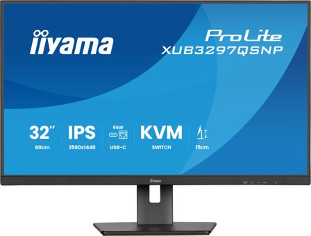 iiyama 32" QHD BusinessUSB-C 95W PD