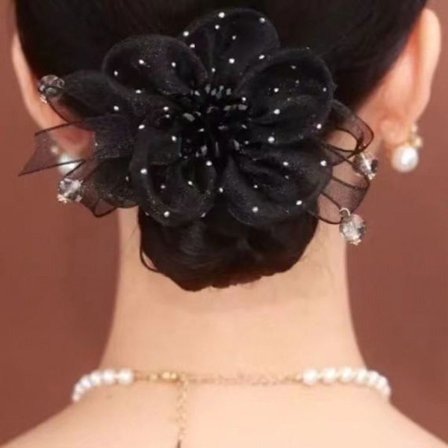 Flower Hair Clip Hair Bun Maker 05 05