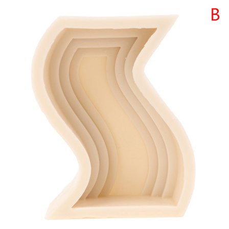 n Candle Silicone Form Abstrakt arkitektonisk Candle Making Sce B