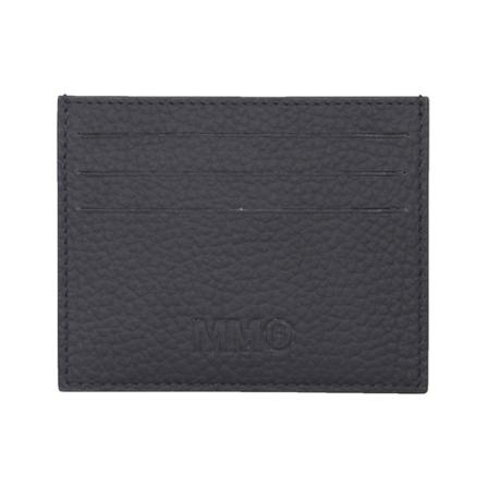 MM6 Maison Margiela Card Holder Sort, Dame Punge og Kortholder, Størrelse: ONE Size