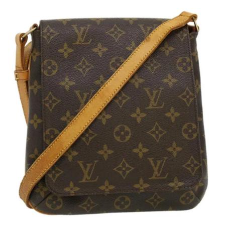 Louis Vuitton Vintage, Pre-owned Canvas louis-vuitton-bags Bruin, Dames, Maat:ONE Size,leer
