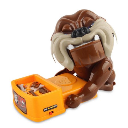 "Prank Toy Bulldog Brettspill Sett Morsom Kjæledyr Hundeleke Ikke Ta Busters Bein For K"
