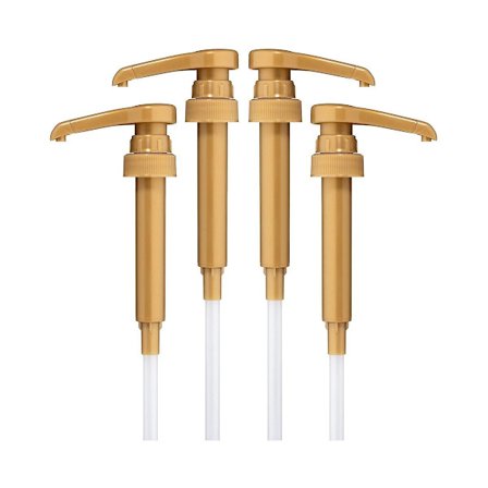 4 stk Kaffesirup Pumpedispenserflaske Trykk Håndpumpehode For Kaffesmaksatt Sirup