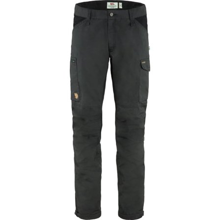 Fjällräven Kaipak Bukse 56/LONG - male - Dark Grey-Black - Trekking Bukse