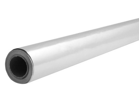 Metallic-papper, 50 cm x 10 m, silver - Lyreco - Skola och förskola - Hobbypapper - Metall