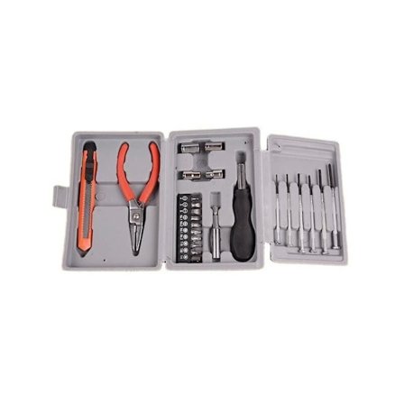 24-delt værktøjskasse til præcisionsmekanik