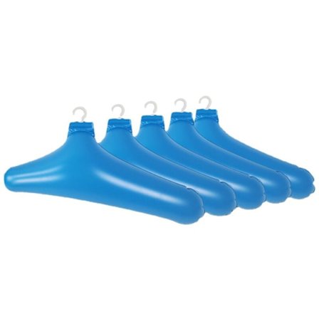 Oppblåsbar kleshenger for reise, sklisikker utendørs kleshenger, bærbar kleshenger - PVC gjør den veldig sikker og giftfri