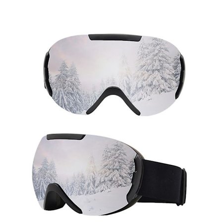 Ski Briller Dobbelt Anti-tåge Sne Briller Anti-sne Briller Bjergbestigning Glasse