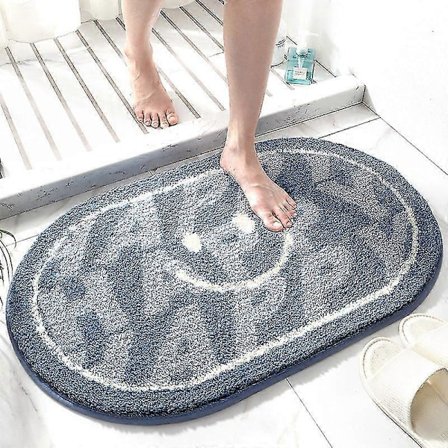 Bade Måtte Skridsikker Absorberende Brusebad Badeværelse Tæppe Hjem Døråbning