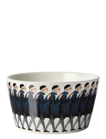 Design House Stockholm Uncle Blue Bowl - Multi/patterned - 50 CL