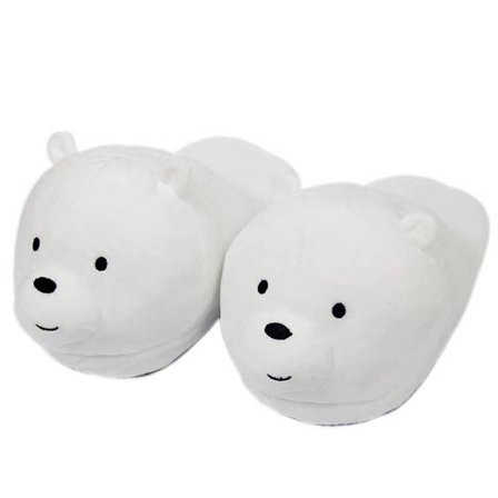 Mub- warm plush soft cartoon animal indoor home slippers