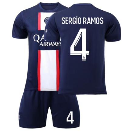 2223 Paris Hemma Fotbollströja Nr 4 Sergio Ramos Jersey Without Socks 26(145-150cm)