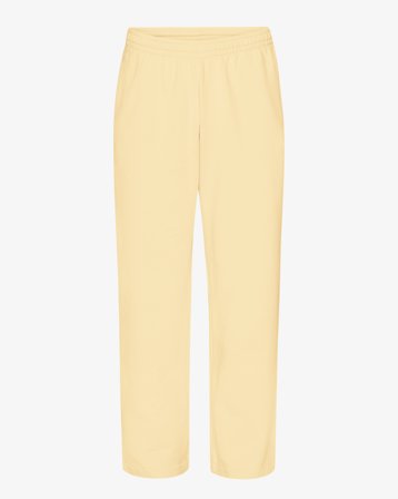 Organic Straight Leg Sweatpants - Soft Yellow 2XL