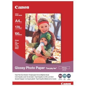 Canon GP-501 - Blank - A4 (210 x 297 mm) - 210 g/m² - 100 ark fotopapir - for PIXMA iP5300, iP90, MG2555, mini260, MP180, MP490, MP510, MP550, MP560,