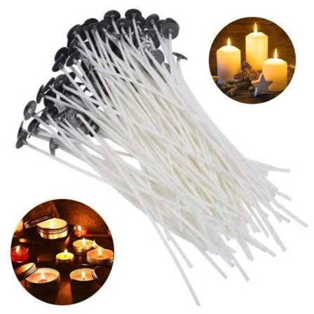 Voksede lys - 20 cm indpakning til stearinlys - 100 -pack