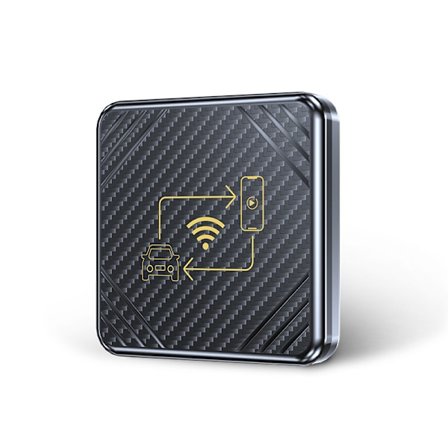 Trådbunden till trådlös Carplay-box Android Auto trådlös adapter bil smart carplay-box Svart och Guld 1 st