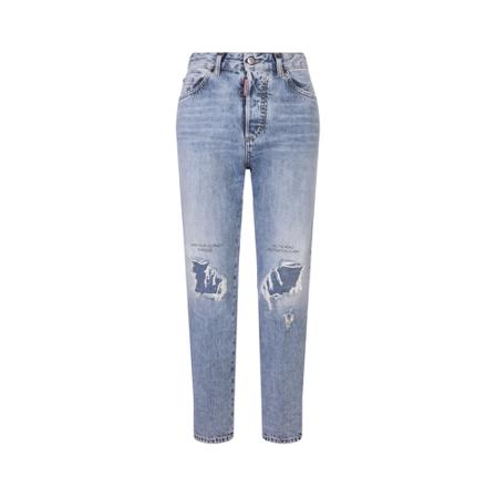 Dsquared2, Jeans Blauw, Dames, Maat:XS,Cotton