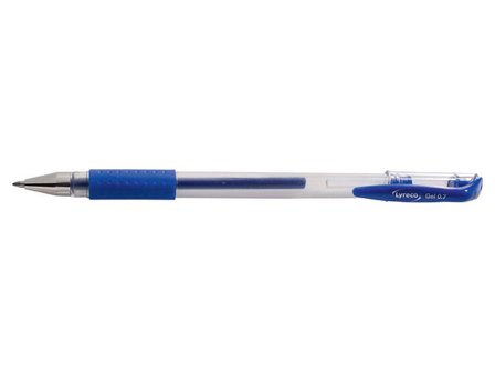 Lyreco Gelpenna 0,7mm blå - Lyreco - Kontorsmaterial > Pennor > Gelpennor