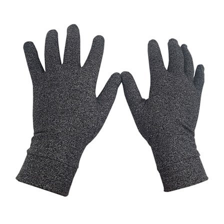 1 par Kompressionshandskar Grå