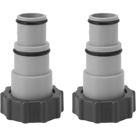 2 st slangadaptrar för poolbyte 1,25 tum till 1,5 tum