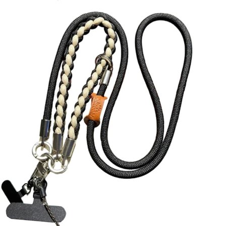 Utendørs Sport Telefonstropp Justerbar Halsstropp Universelt Etui Crossbody Skulderkort Tau Antilost rød(h})