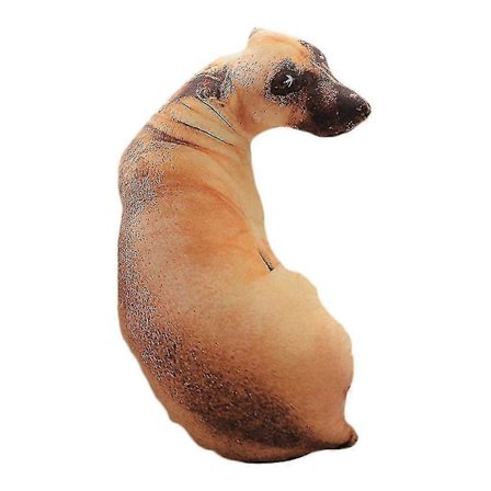 Sjov 3D Hunde Print Pyntepude Kreativ Pude Sød Plysdukke Gave Boligindretning