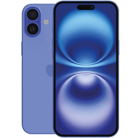 Apple iPhone 16 Plus Ultramarine 128 GB Klass B Nytt batteri (refurbished)