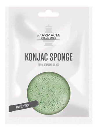 Farmacia Delle Erbe Konjac Sponge Tè Verde 1 Pezzo