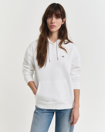 GANT Damen Hoodie (M) Weiß