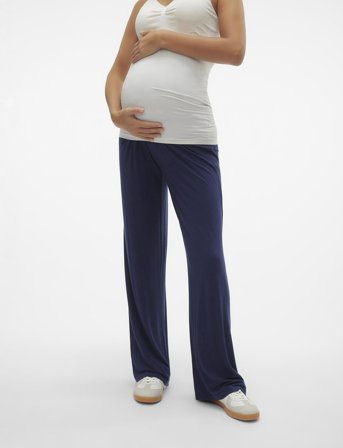 Mamalicious Mlalison Loose Jrs Pants A. Noos - Navy - XL