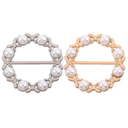 2 st Alloy Scarf Spänne