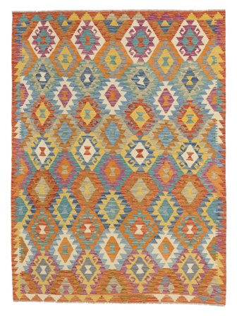 Hand Woven Kilim Afghan Old Style Rug 175X235