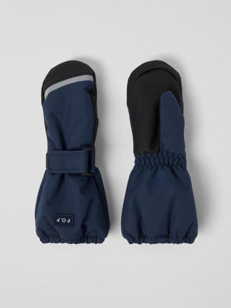 Polarn O. Pyret - Padded mittens Blizzard - 3 - Childrenswear - blue