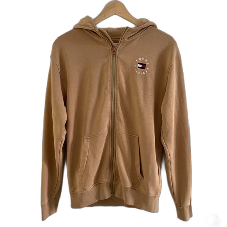 Beige hoodie från Tommy Hilfiger